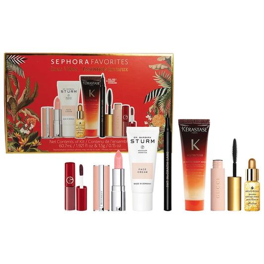SEPHORA FAVORITES, LUXE VIBES LUXURY BEAUTY SAMPLER SET