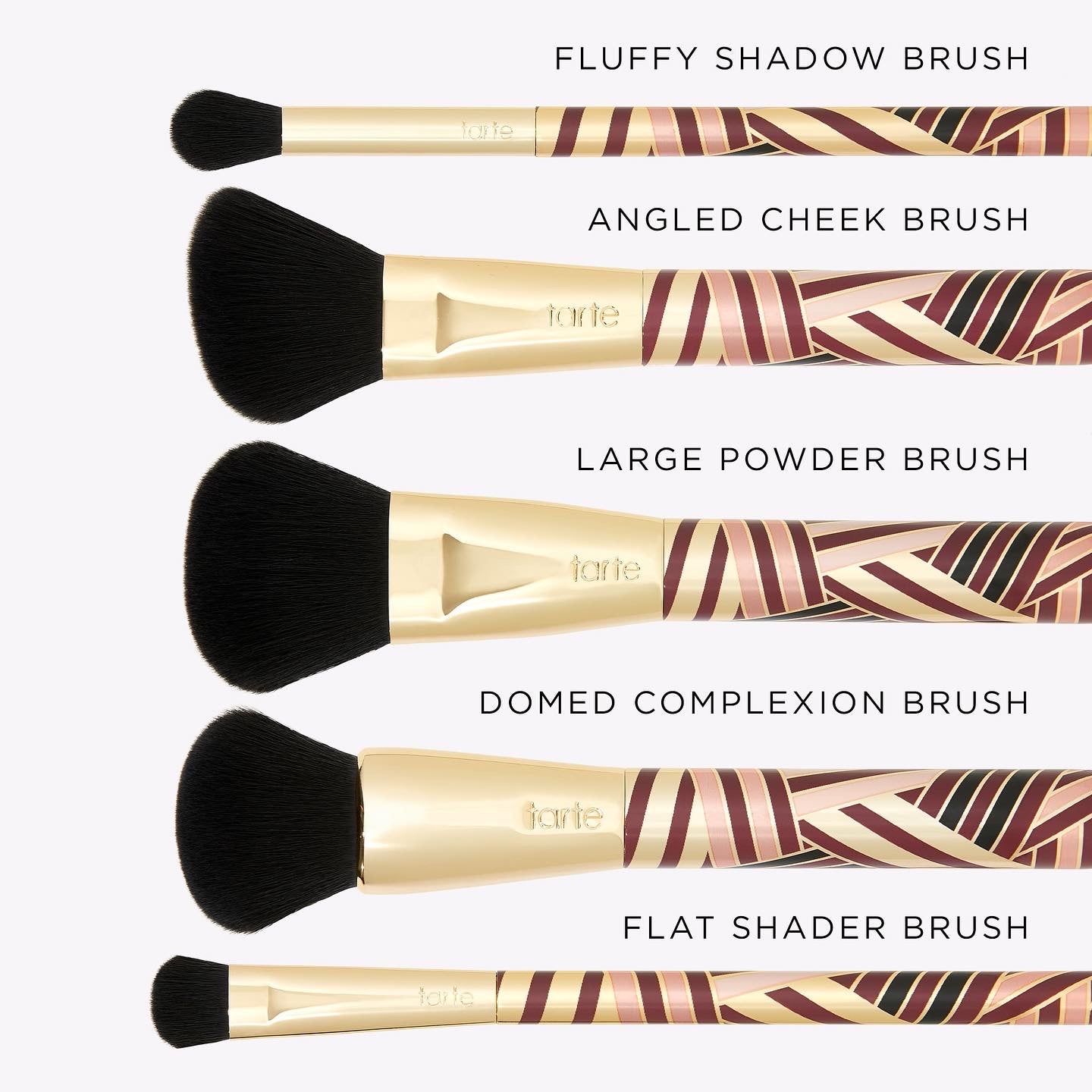 TARTE, ALL JAZZED UP FACE AND EYE BRUSH SET