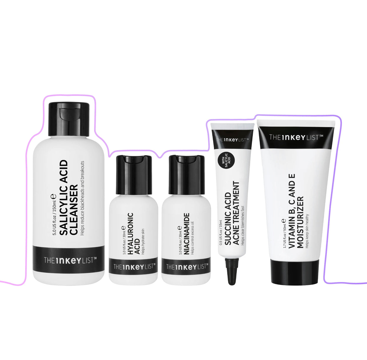 THE INKEY LIST, MAKE A CHANGE ACNE KIT