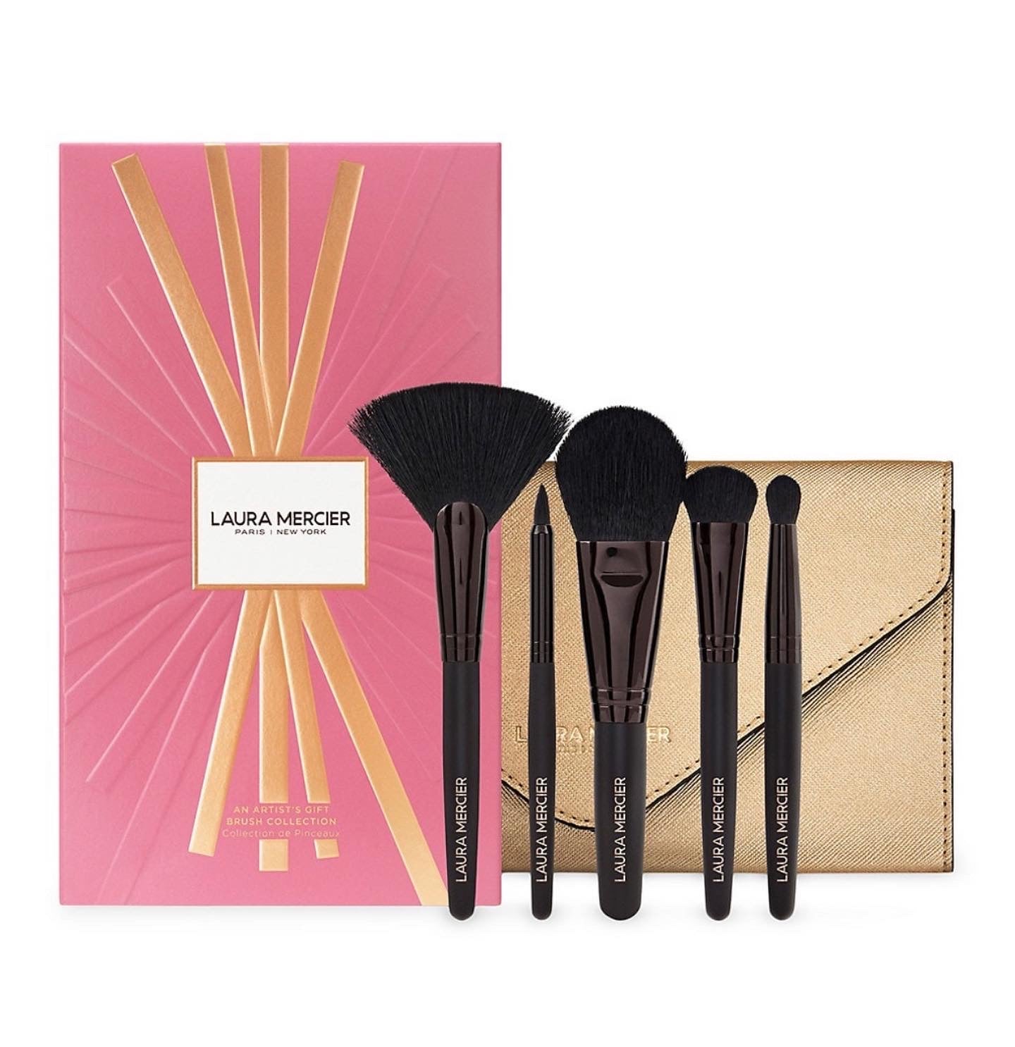 LAURA MERCIER, AN ARTIST GIFT BRUSH COLLECTION, 5 PIECE SET