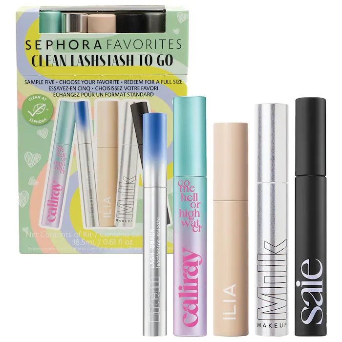 SEPHORA FAVORITES, MINI CLEAN MASCARA LASHTAG TO GO SET