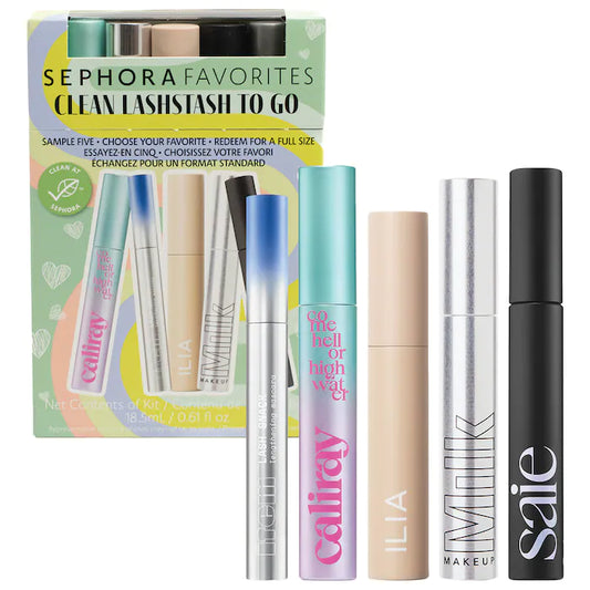 SEPHORA FAVORITES, MINI CLEAN MASCARA LASHTAG TO GO SET