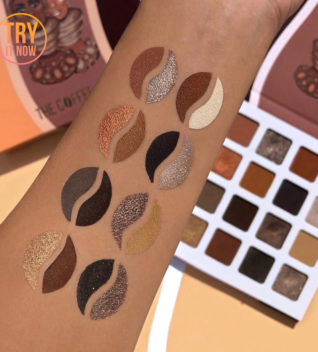 JUVIAS PLACE, la paleta de sombras de ojos The Coffee Shop