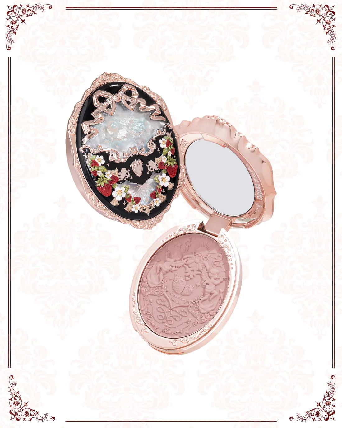 FLOWER KNOWS, STRAWBERRY ROCOCO EMBOSSED BLUSH