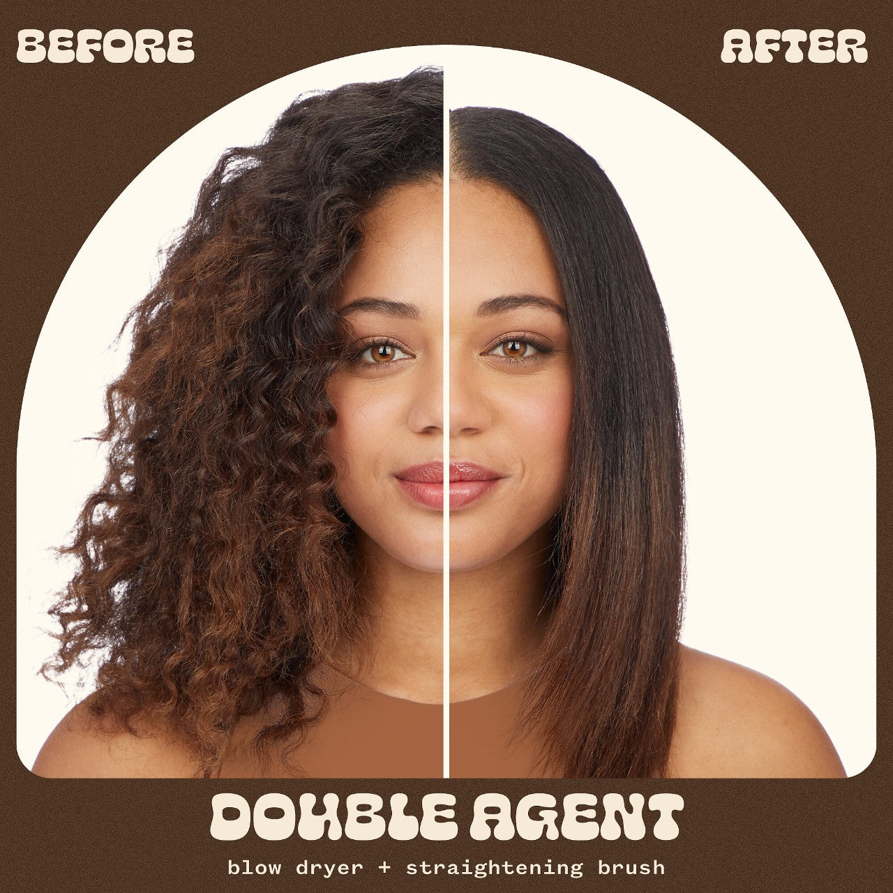 AMIKA, Smooth Talker Double Agent Straightening Blow Dry Brush Hair Set