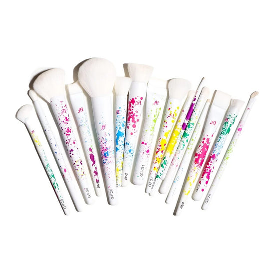 MADE BY MITCHELL, GRAFFITI 16 PIECE MAKEUP BRUSH SET
