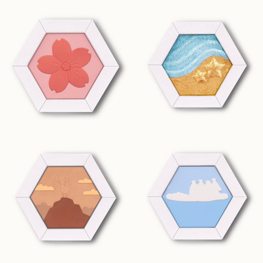 BASE BLUE COSMETICS, Four Seasons Face colour