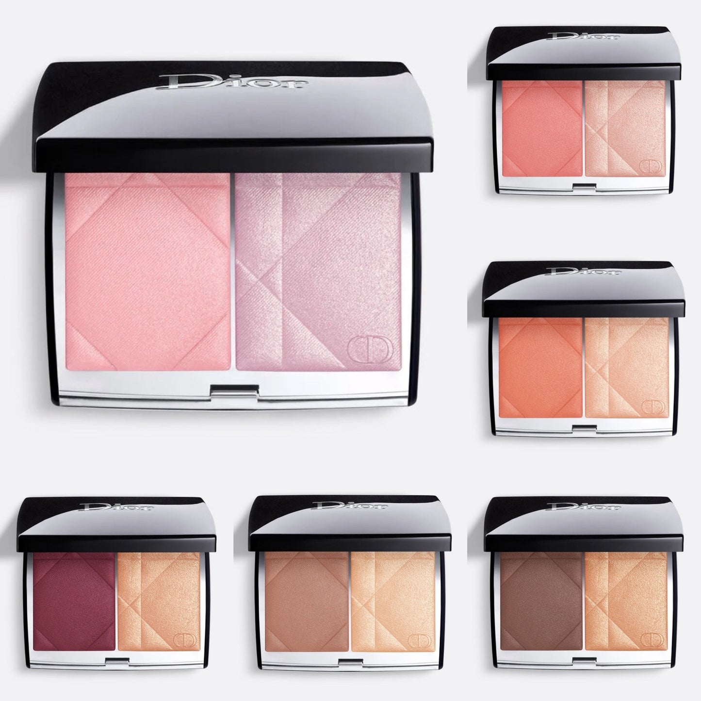 DIOR, ROUGE BLUSH COLOUR & GLOW Multi-Use Face Palette – Color and Highlighter Duo