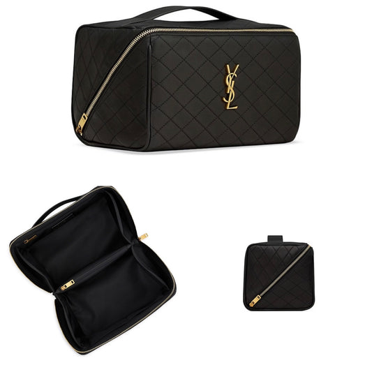 YVES Saint Laurent, Gaby Vanity Case in Quilted Lambskin
