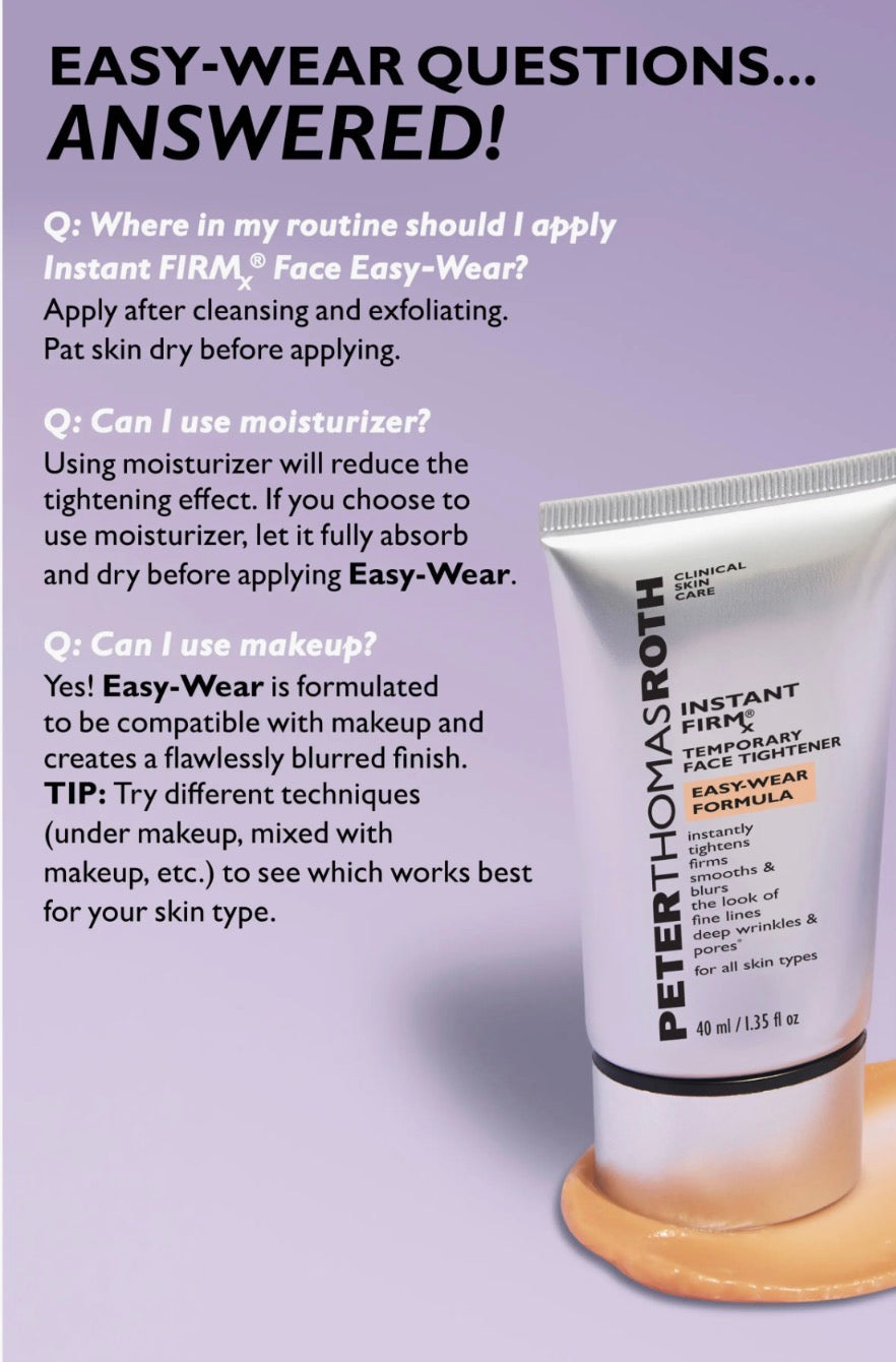 PETER THOMAS ROTH, Instant FIRMx Temporary Face Tightener Easy-Wear Formula