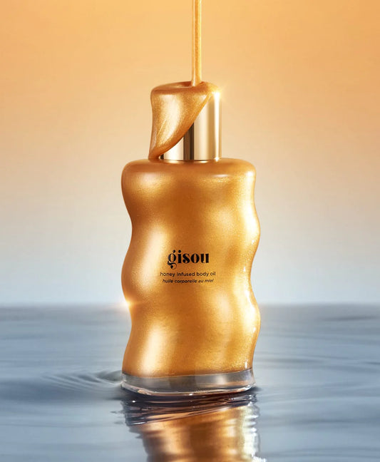 GISOU, HONEY INFUSED BODY OIL GOLDEN SHIMMER GLOW