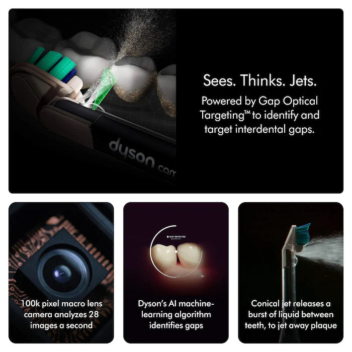 Dyson, CameraJet Electric Toothbrush and Precision Flosser for Plaque Removal