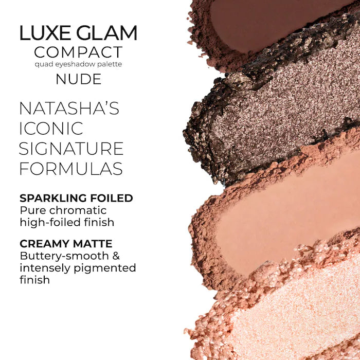 NATASHA DENONA, Luxe Glam Compact Quad Eyeshadow Palette