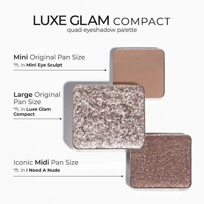 NATASHA DENONA, Luxe Glam Compact Quad Eyeshadow Palette
