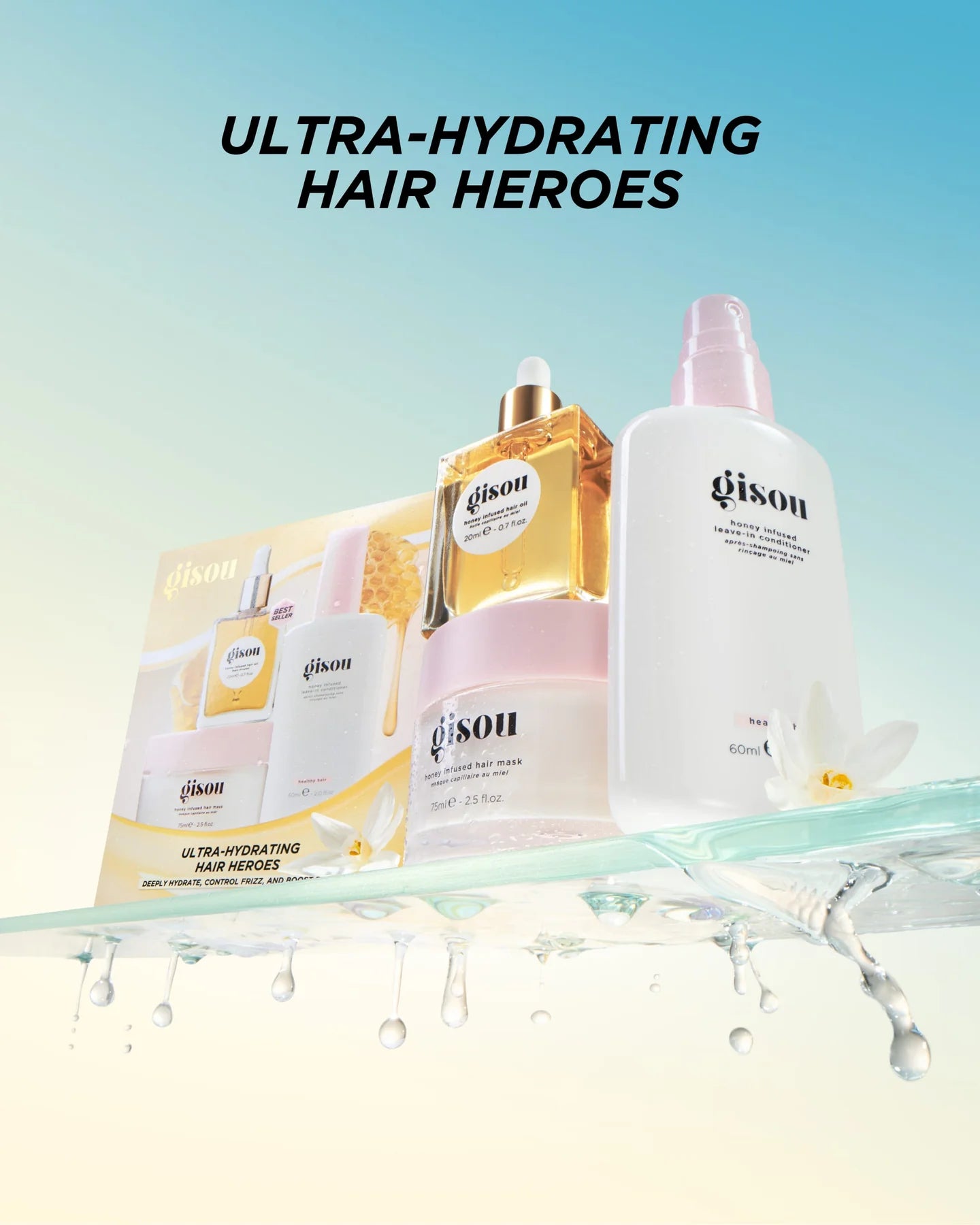 GISOU, Ultra Hydrating Hair Heroes