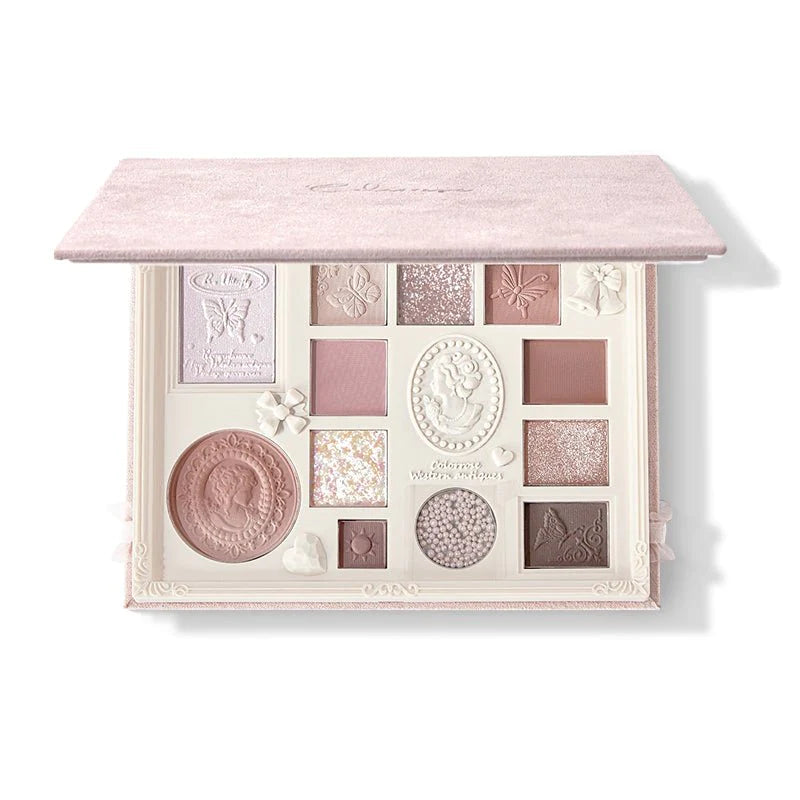 COLORROSE 12 Color Embossed Eyeshadow Palette