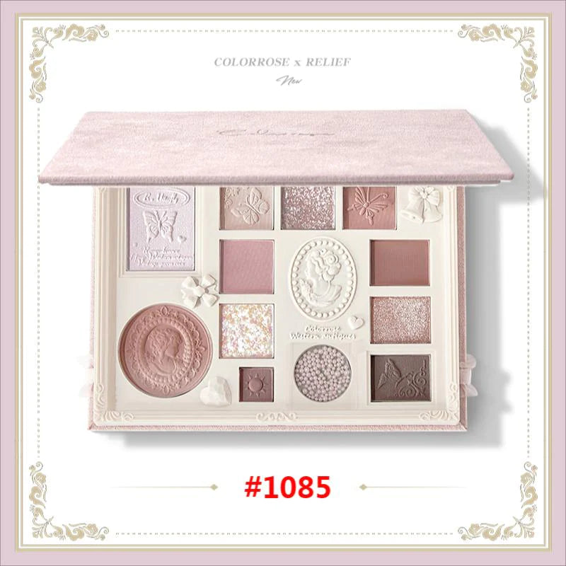 COLORROSE 12 Color Embossed Eyeshadow Palette