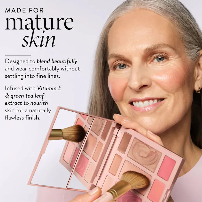 Laura Geller, The Best of the Best Cream Full Face Basics Dual-Ended Blush + Bronzer Brush