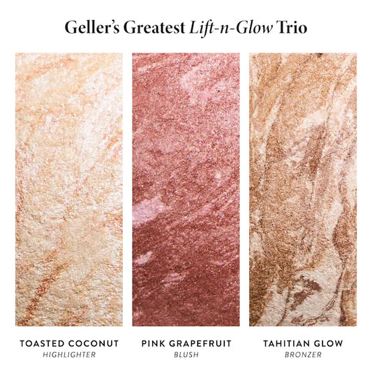 Laura Geller, Geller’s Greatest Lift-n-Glow Face Palette & Dual-Ended Blush + Bronzer Brush