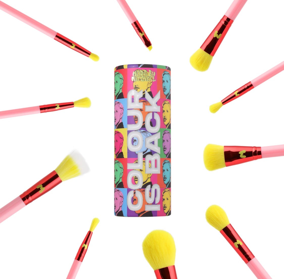 MADE BY MITCHELL, Colour Is Back 10 Piece Brush Set