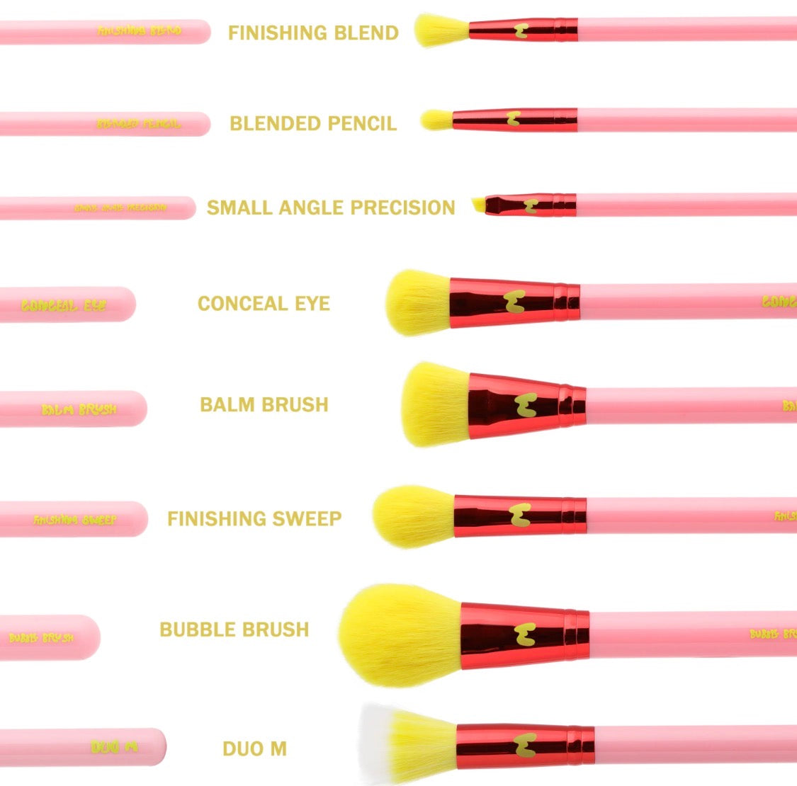 MADE BY MITCHELL, Colour Is Back 10 Piece Brush Set