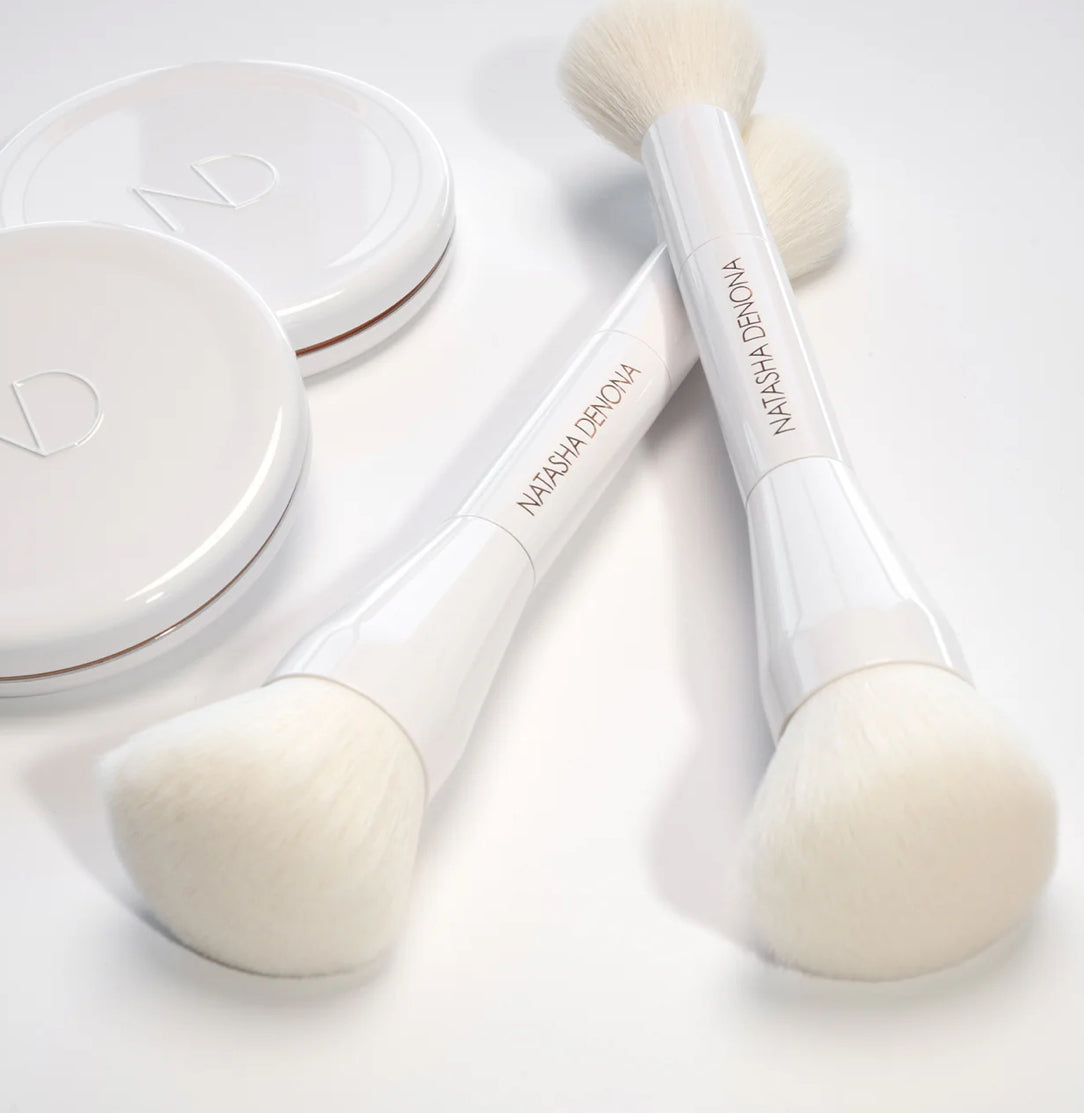 NATASHA DENONA, HY-GEN FACE BRUSH DUAL-ENDED FACE AND HIGHLIGHTING BRUSH