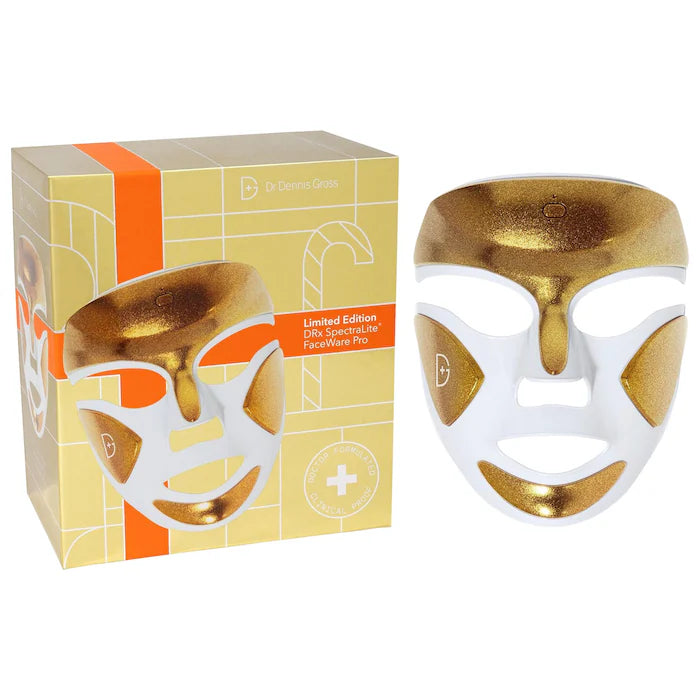 Dr. Dennis Gross Skincare DRx SpectraLite FaceWare Pro LED Device in Limited-Edition Holiday Gold