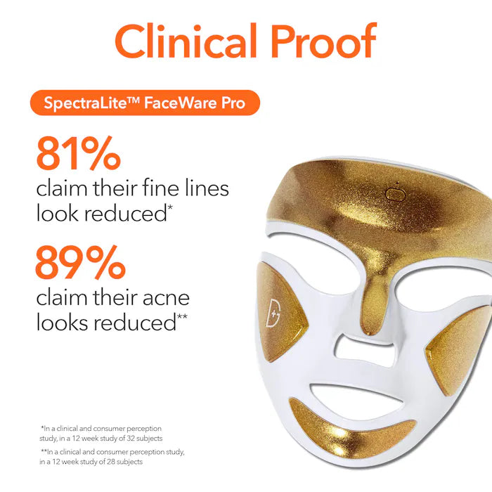 Dr. Dennis Gross Skincare DRx SpectraLite FaceWare Pro LED Device in Limited-Edition Holiday Gold