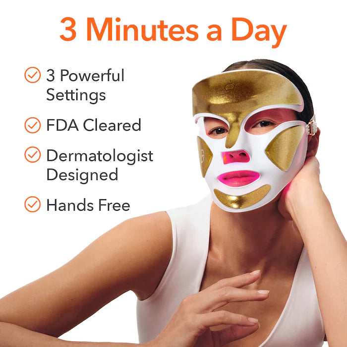 Dr. Dennis Gross Skincare DRx SpectraLite FaceWare Pro LED Device in Limited-Edition Holiday Gold
