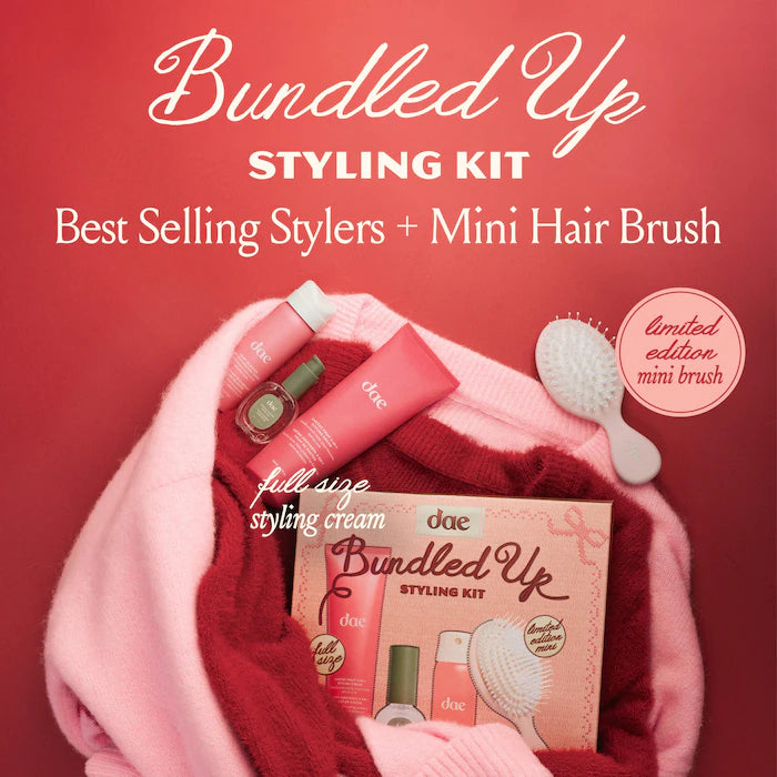 dae, Cactus Fruit 3-in-1 Styling Cream, Mini Fairy Blaster + Prickly Pear Oil Set