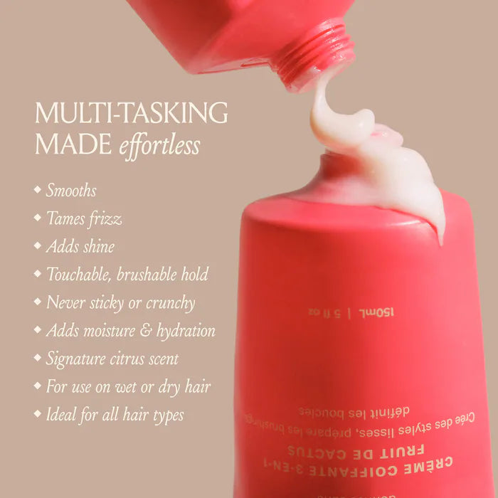 dae, Cactus Fruit 3-in-1 Styling Cream, Mini Fairy Blaster + Prickly Pear Oil Set