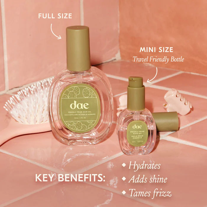 dae, Cactus Fruit 3-in-1 Styling Cream, Mini Fairy Blaster + Prickly Pear Oil Set