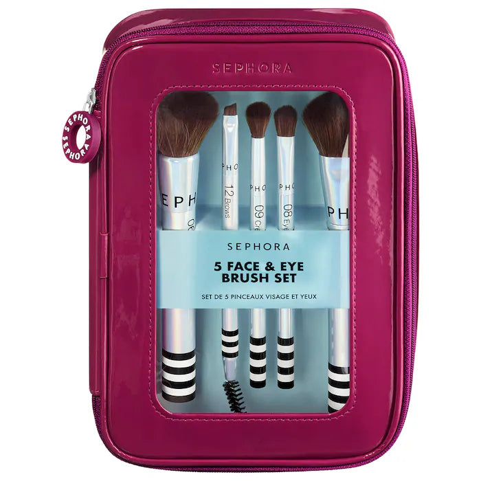 SEPHORA COLLECTION, 5 Piece Face & Eye Brush Set
