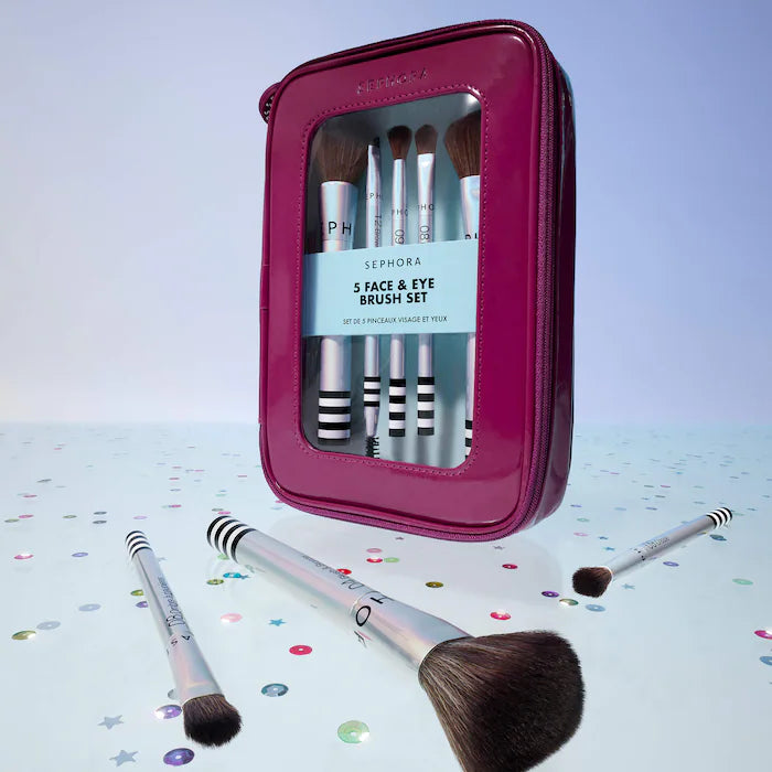 SEPHORA COLLECTION, 5 Piece Face & Eye Brush Set