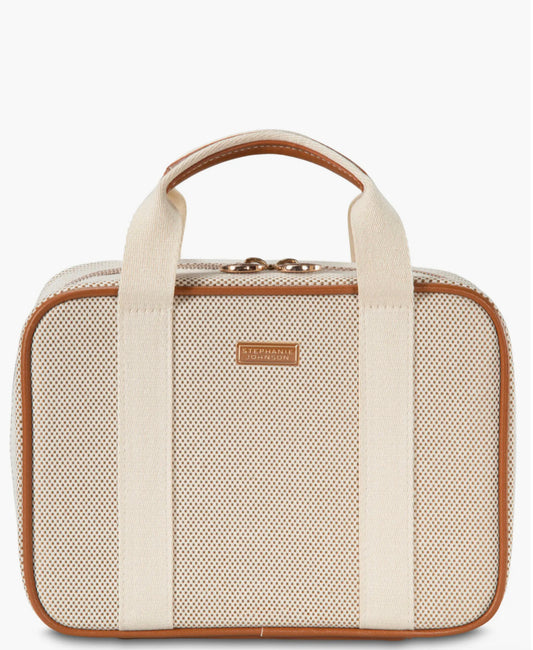 STEPHANIE JOHNSON, Tropea Ivory ML Traveler Cosmetics Case