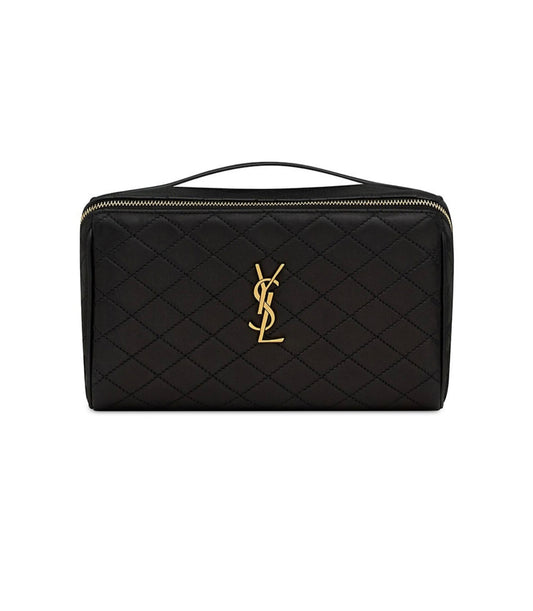 YVES Saint Laurent, Gaby Vanity Case in Quilted Lambskin
