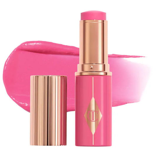 Charlotte Tilbury, Unreal Lip + Cheek Glow Blush Stick with Hyaluronic Acid