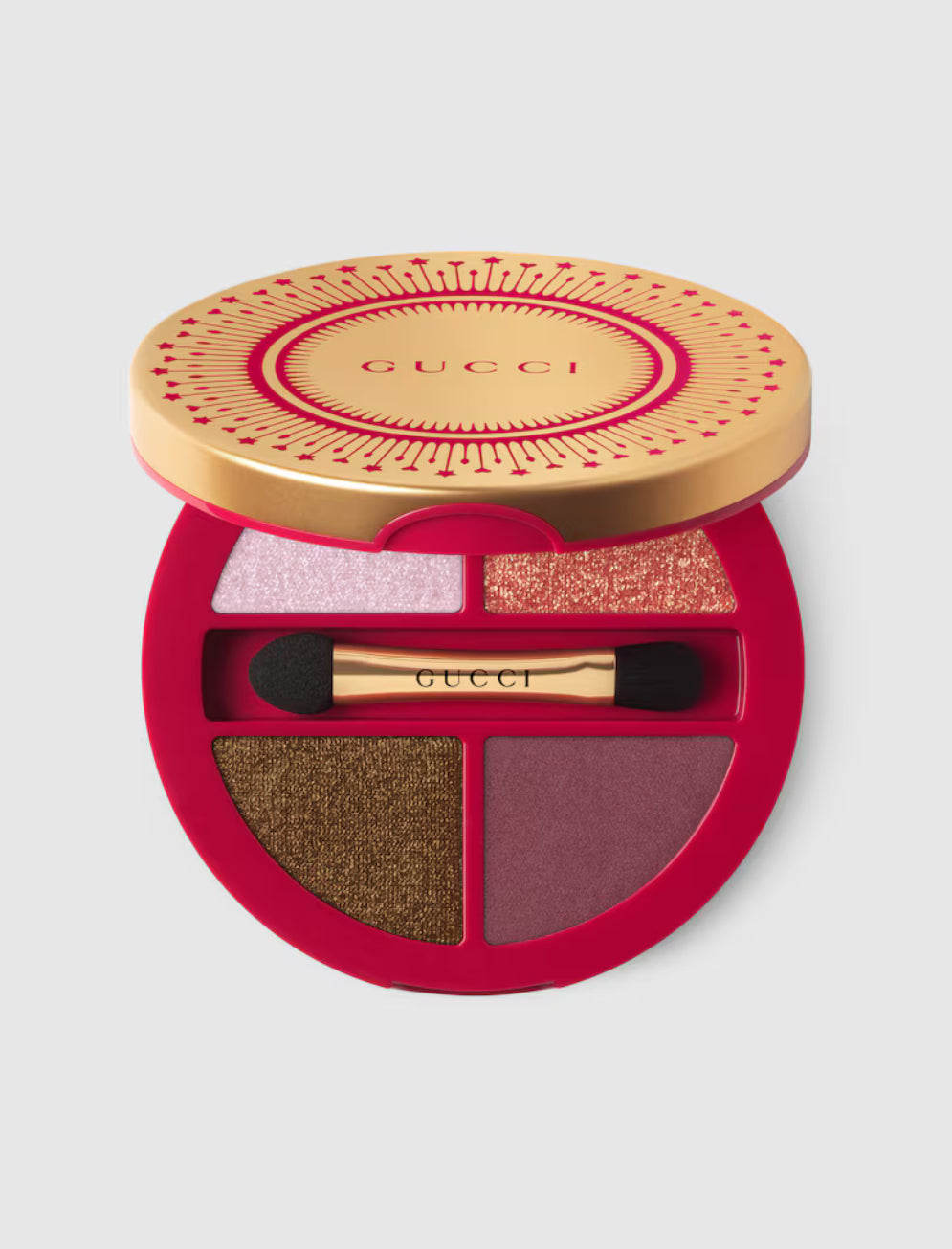 GUCCI, LIMITED-EDITION MULTI-USE EYE PALETTE DE BEAUTÉ QUATUOR, 04 FESTIVE GLOW