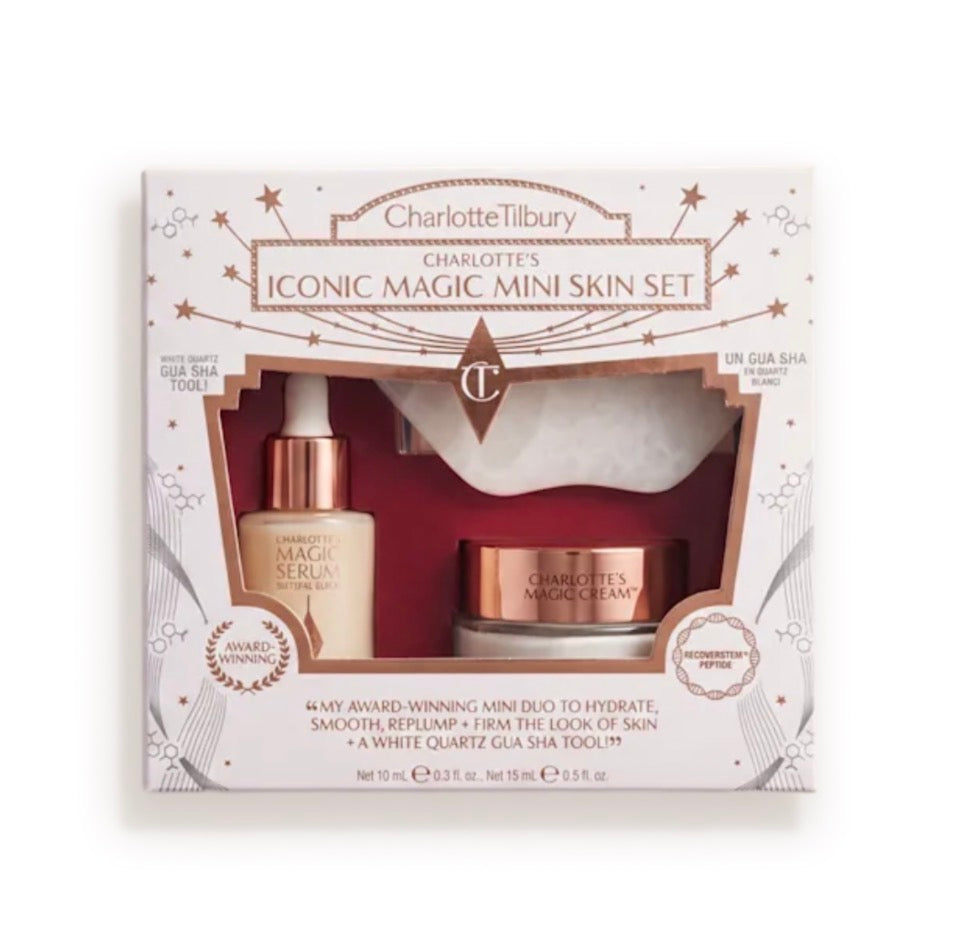 CHARLOTTE TILBURY, CHARLOTTE’S ICONIC MAGIC MINI SKIN SET MINI SKINCARE SET