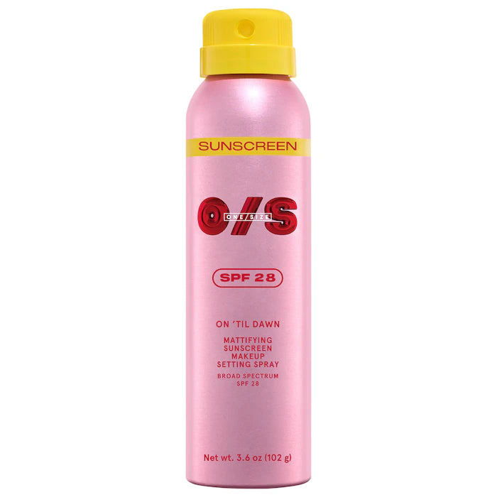 ONE/SIZE by Patrick Starrr, On ‘Til Dawn Mattifying Sunscreen Makeup Setting Spray SPF 28