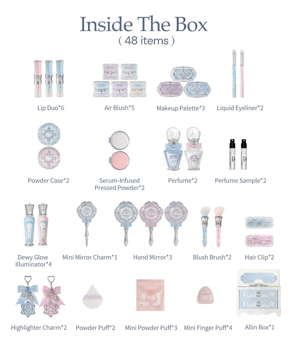 FLOWER KNOWS, Snow Ballet All-In Gift Set