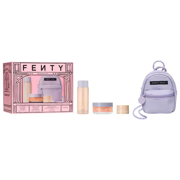 Fenty Beauty by Rihanna, Quench Kit Mini 3-Piece Hydrating Skincare Set + Bag