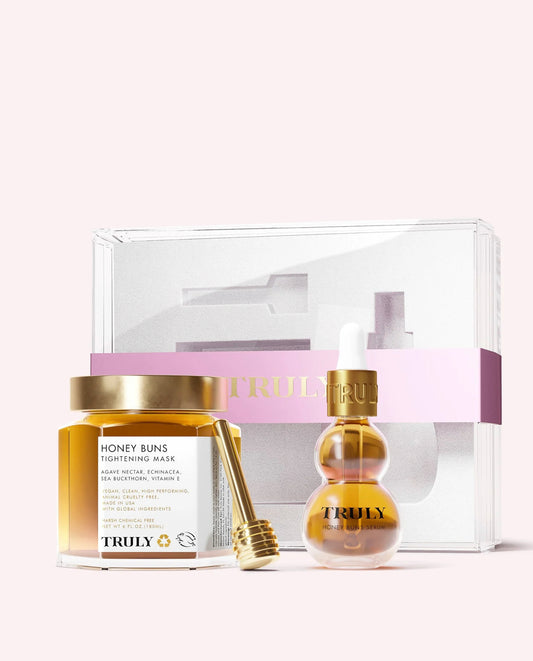 TRULY BEAUTY, Honey Buns Tightening Mask and Serum Set, Agave-Powered Body Care