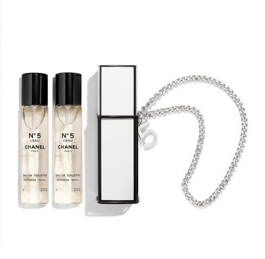 CHANEL N°5 Chanel N°5 L’eau Eau de Toilette Refillable Purse Spray Set (3x7ml)