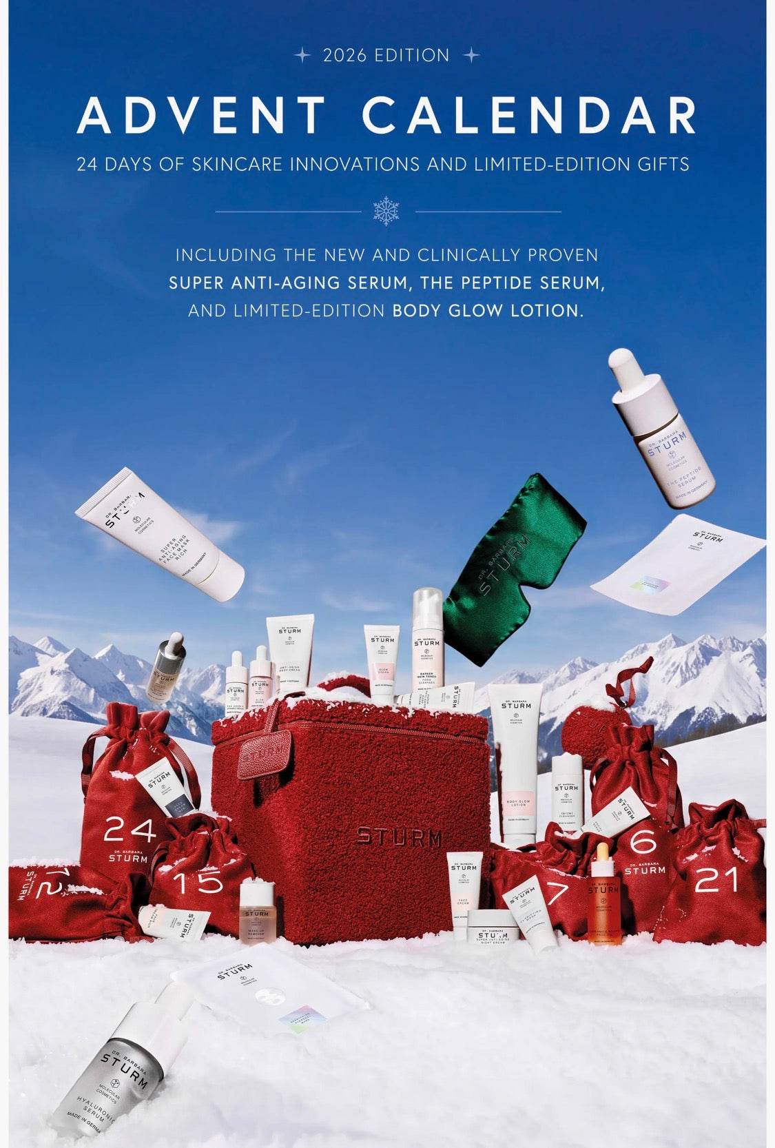 DR BARBARA STURM, 24 Days of Skincare Advent Calendar Gift Set