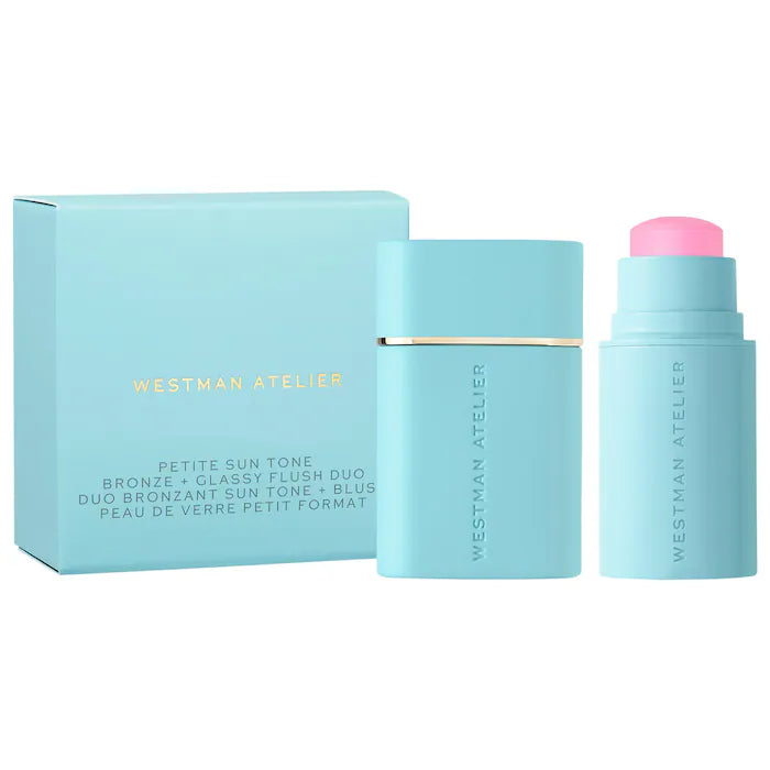 Westman Atelier, Mini Sun Tone Bronze + pH Glassy Blush Duo Gift Set