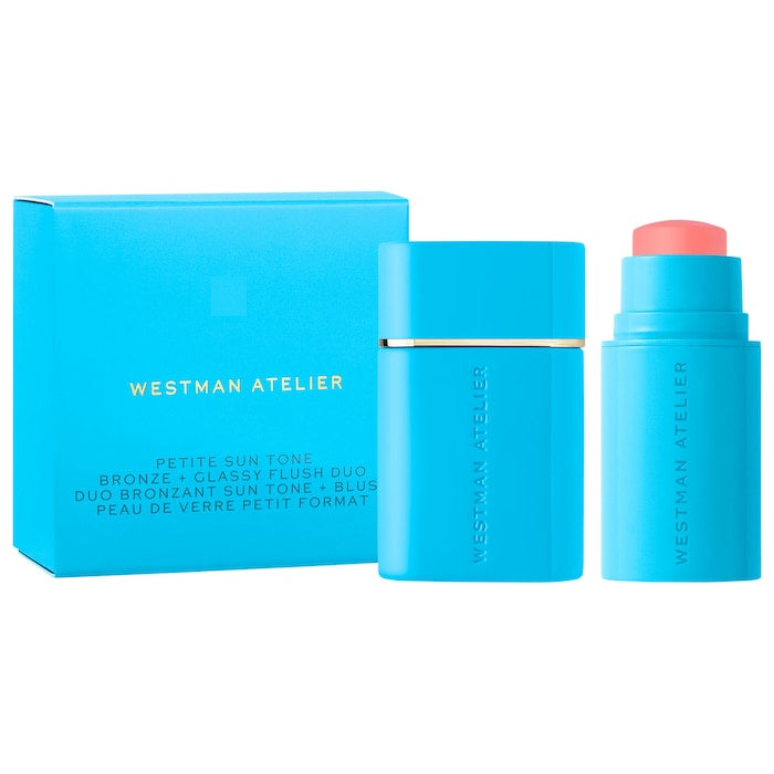 Westman Atelier, Mini Sun Tone Bronze + pH Glassy Blush Duo Gift Set