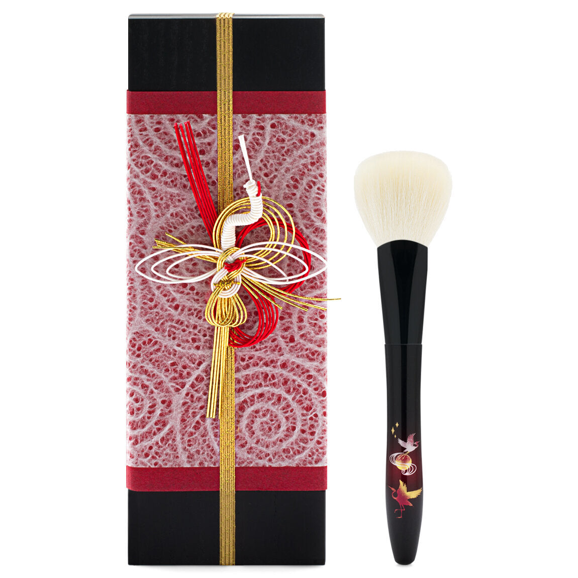 SONIA G. Sunset Cranes Maki-e Face Brush (Version 2)