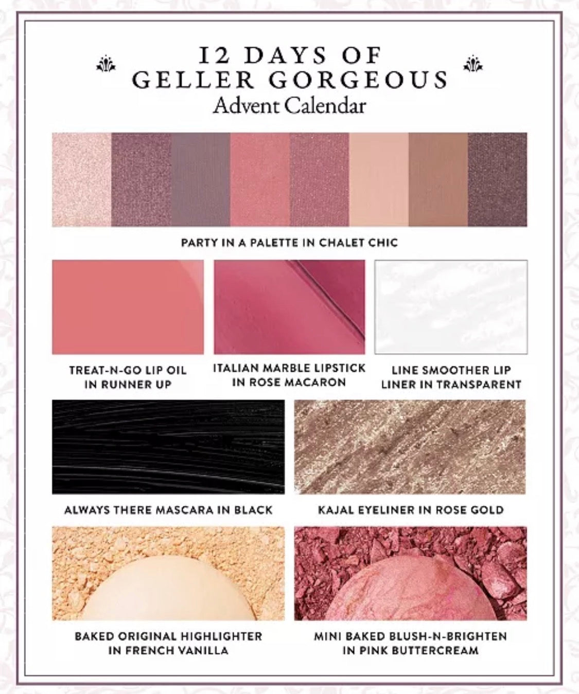 Laura Geller Beauty 12-Piece Geller Gorgeous Advent Calendar Set