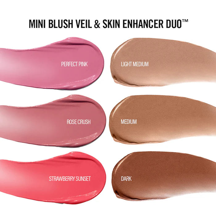 MAKEUP BY MARIO, Mini Blush Veil & Skin Enhancer Duo